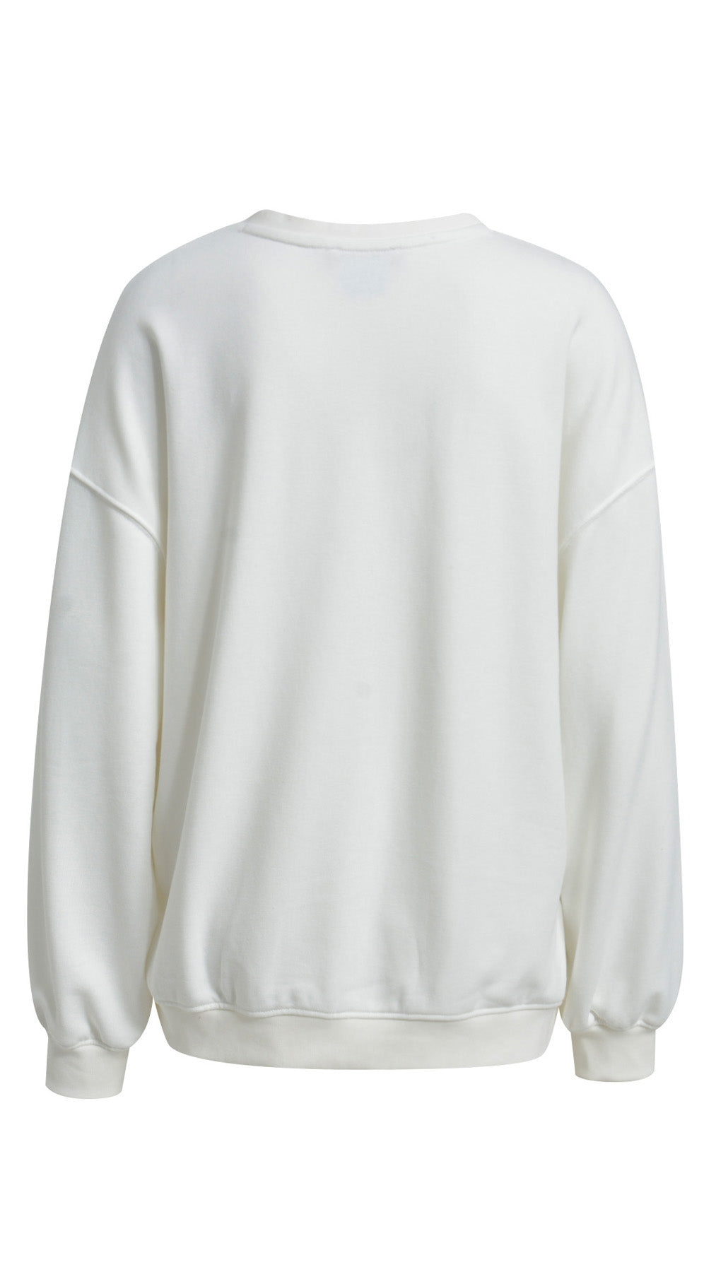 Bright sequin embroidery v-neck sweatshirt | Off-white | by Smith & Soul | new! March 2026