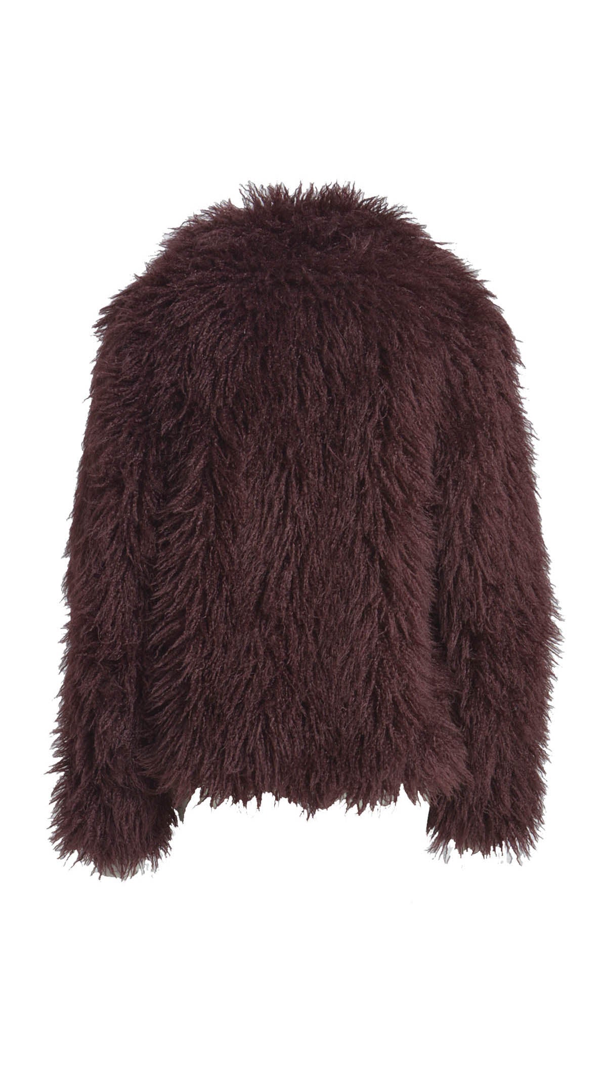 Faux fur jacket | Bordeaux | by Smith & Soul
