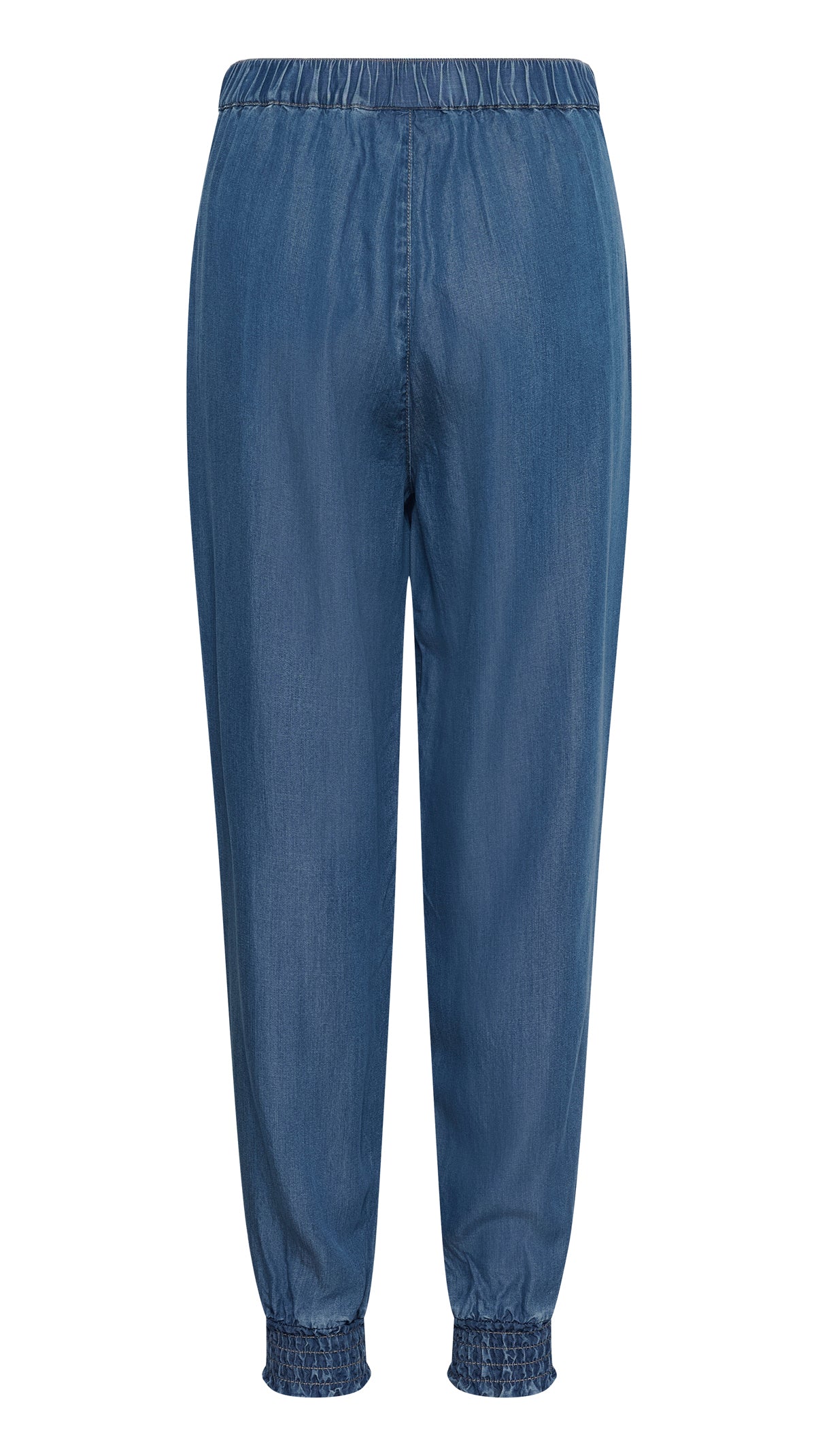 Chambray cuffed harem pants | Mid Denim | by Cream