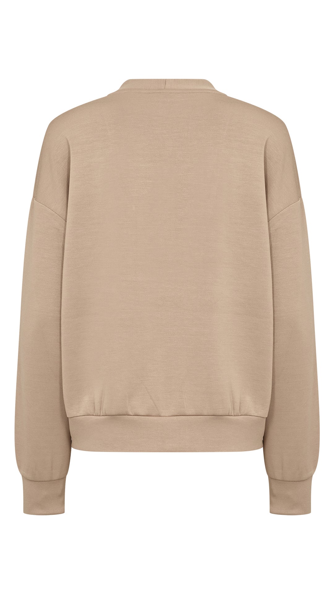 Premium soft quarter zip sweatshirt | Camel | by Soya Concept