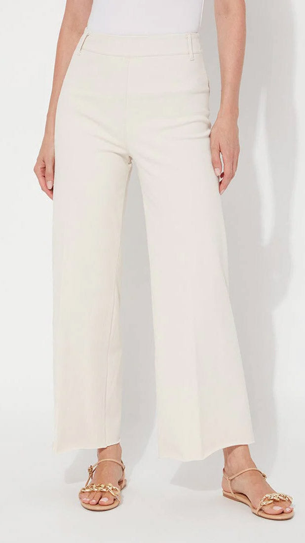 High-waist Wide-leg Denim Jeans | Oat | by Lysse NY | NEW SS25