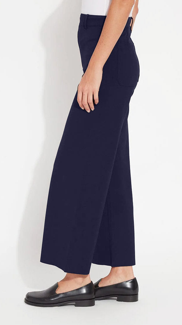 High waist wide-leg ponte | True Navy | by Lysse NY | new! SS26