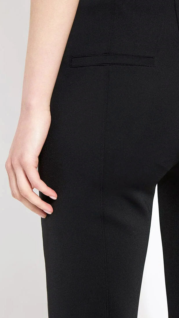 Flared neoprene trouser | Black | by Lysse NY | Bestseller back for AW25