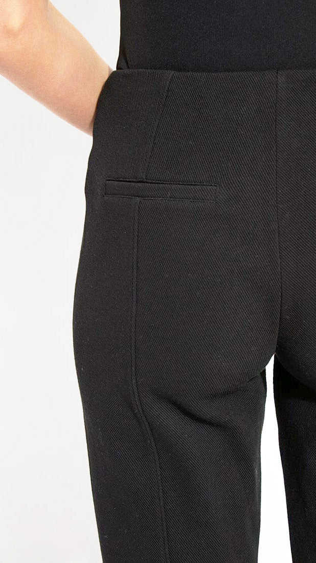 Cavalry twill high-waist trouser | Black | by Lysse NY | new! AW25/6