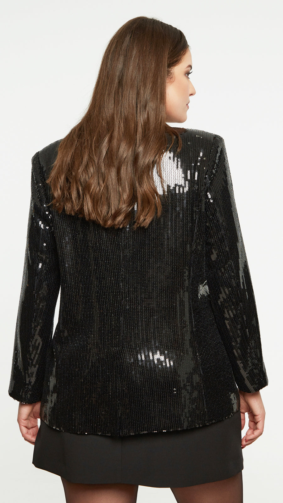 Sequin blazer by Mat | Black