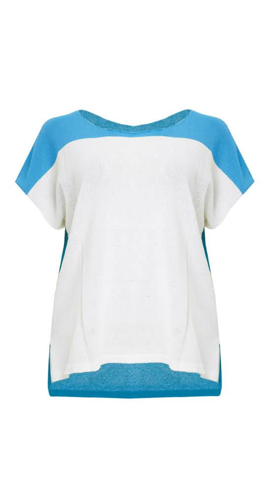 Woven short sleeve top by Mat (2 Colours)