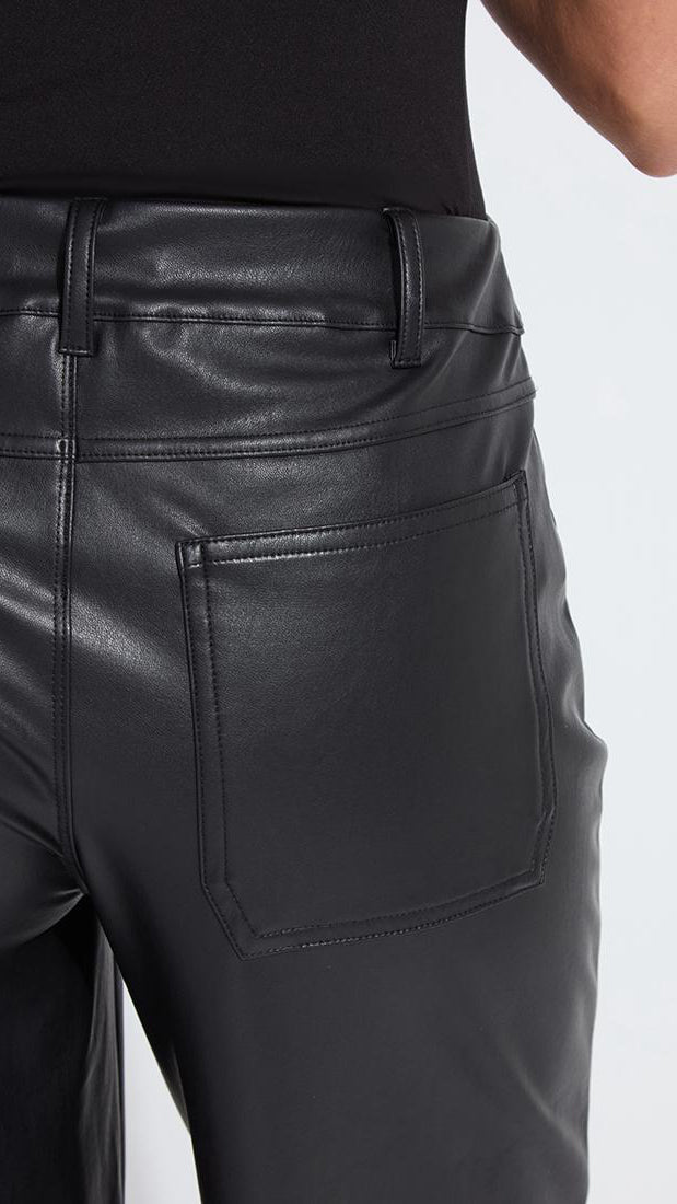 Vegan leather wide leg pants | Black | by Lysse NY | new! AW25 | limited!