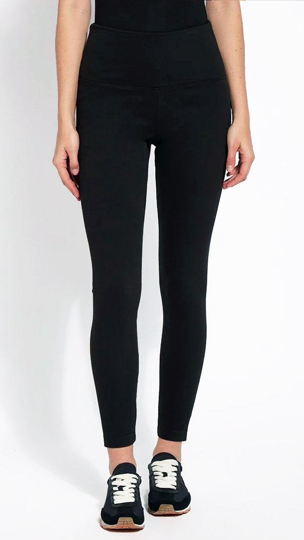 "6175" high-waist denim leggings | Black | by Lysse NY | AW25/6