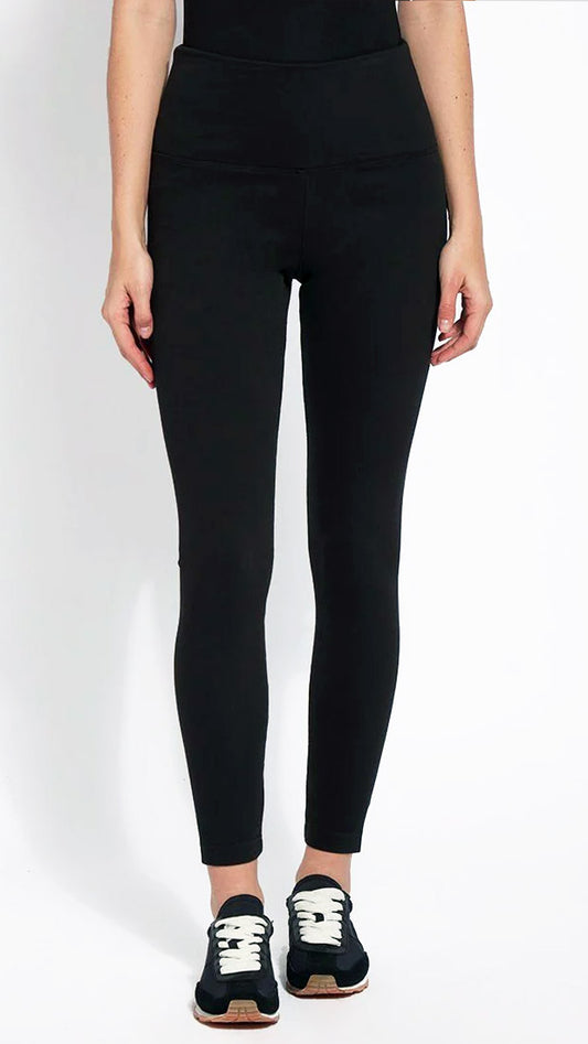"6175" high-waist denim leggings | Black | by Lysse NY | AW25/6
