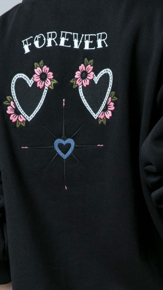 Love Cardigan | Black/Pink/Blue | by Religion