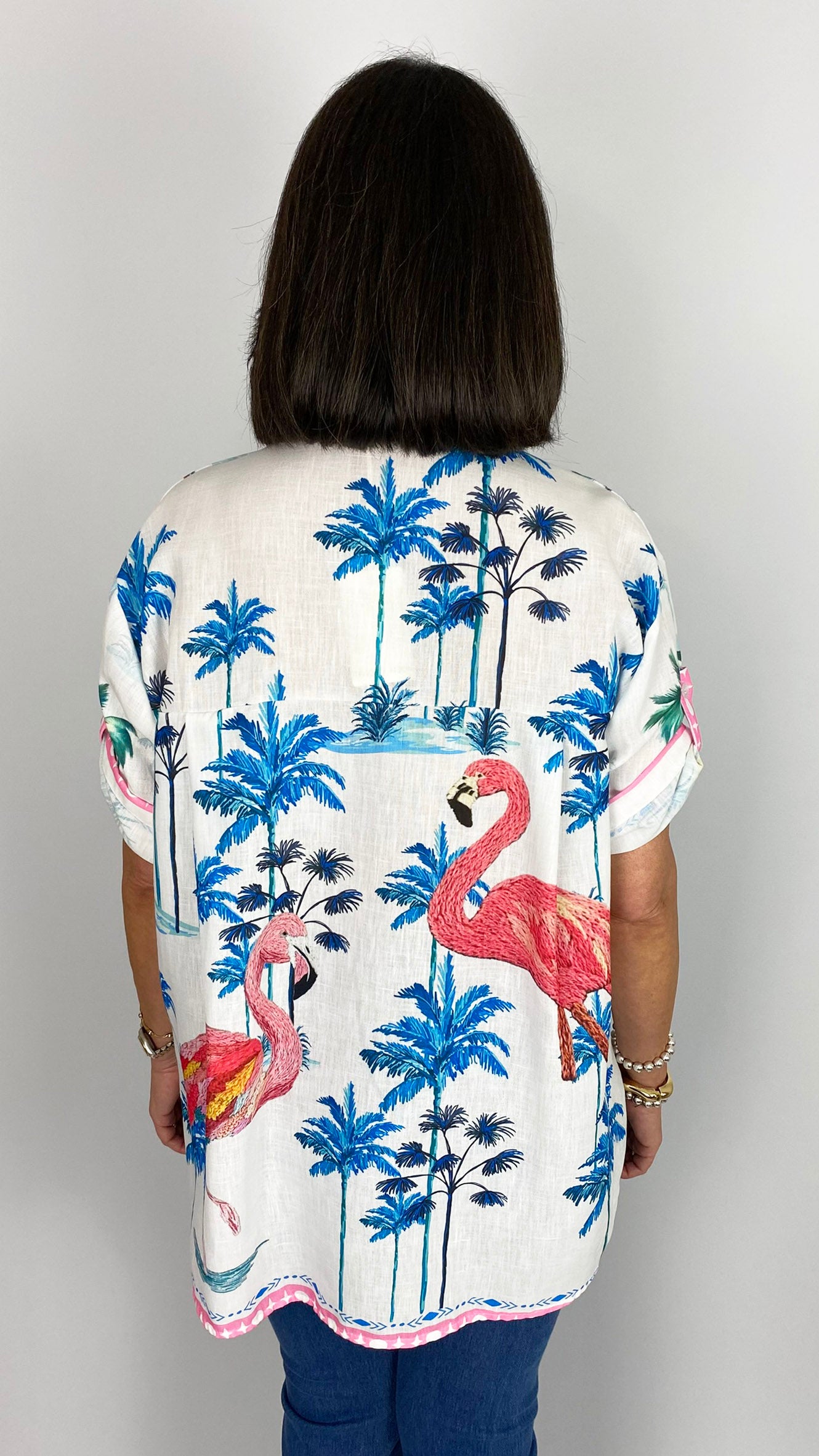 Bright print oversized shirt | 2 Colours
