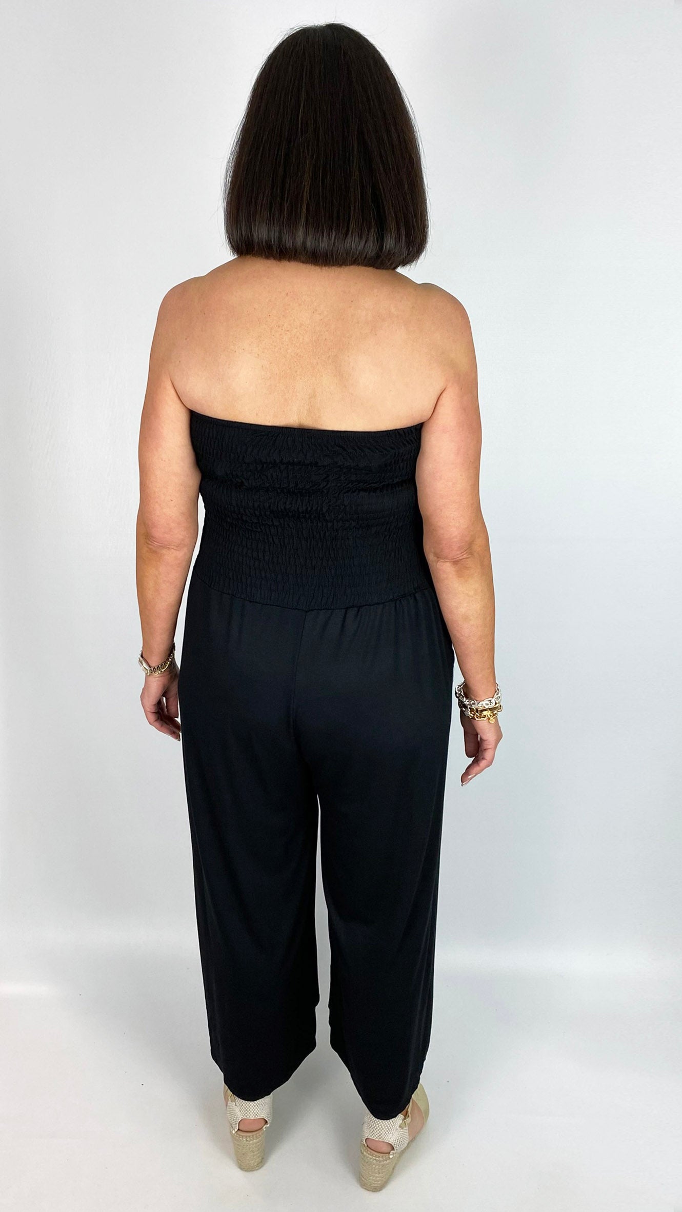 Jersey bandeau jumpsuit | 2 Colours