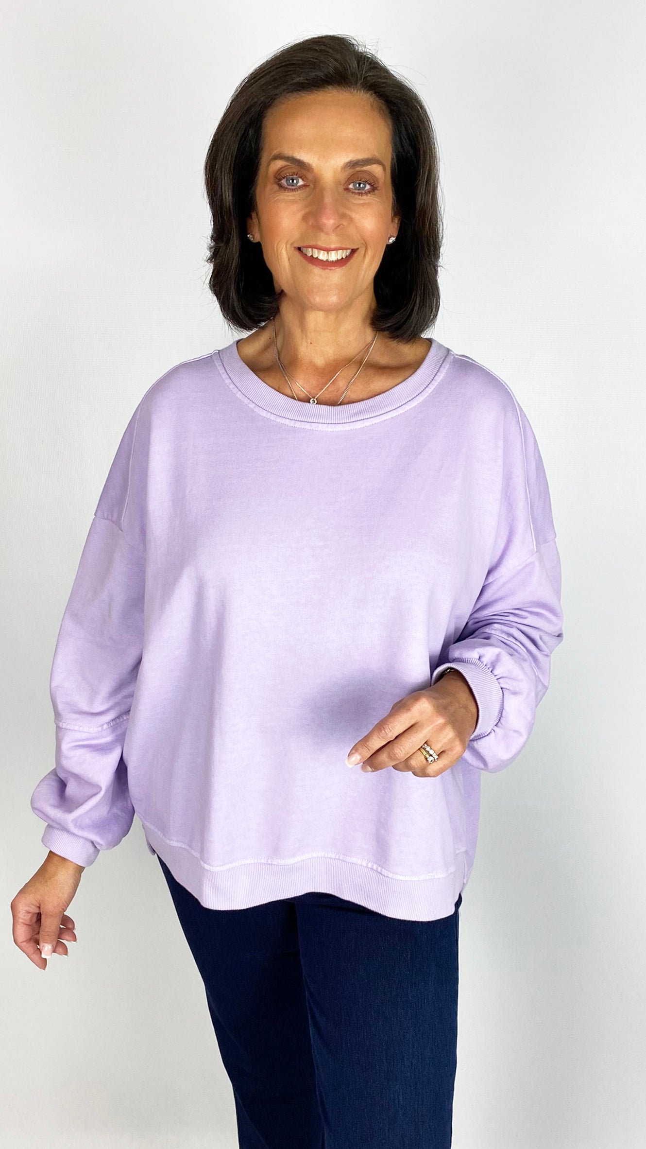 Exposed seam sweatshirt | 4 Colours