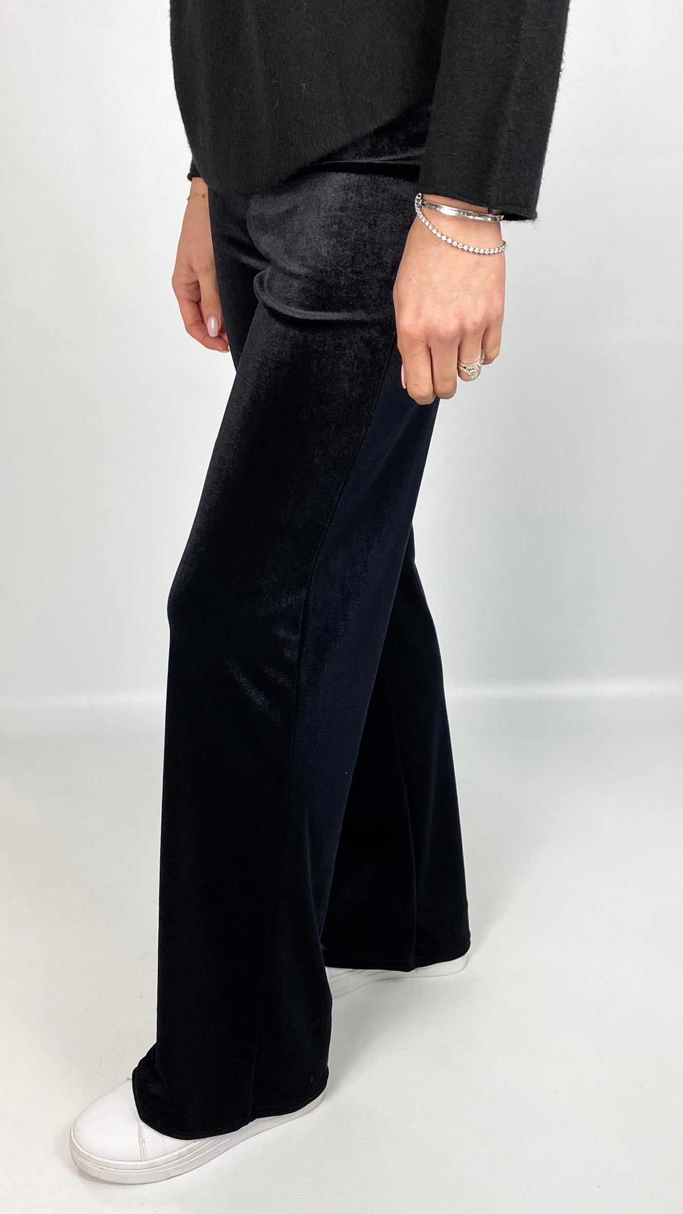 Silver cascade 2pc colour-match wide-leg lounge suit (5 Colours)