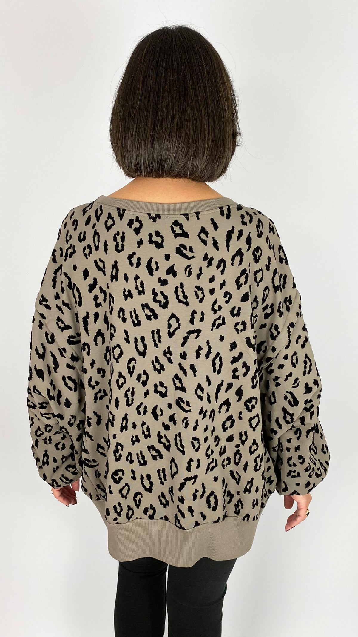 Velour AP exposed seam oversized sweatshirt | 5 Colours