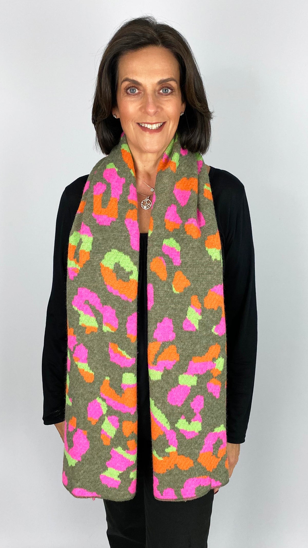 Bright AP knitted scarf | 3 Colours | by Malissa J