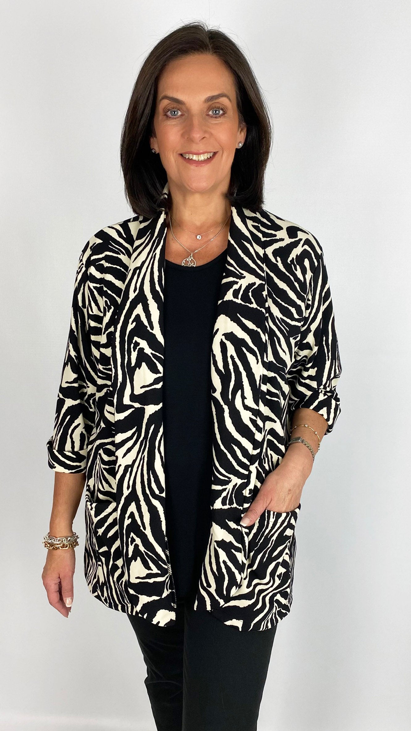 Relaxed fit edge-to-edge animal print jacket | 2 Colours | limited, back in!