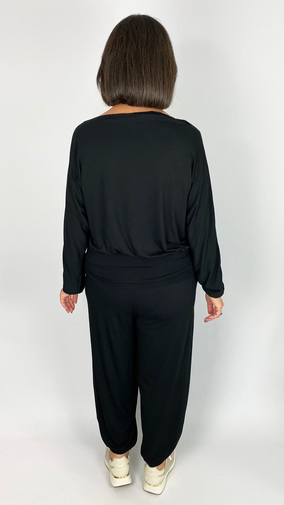 Slash neck magic top & harem trouser set | 3 Colours