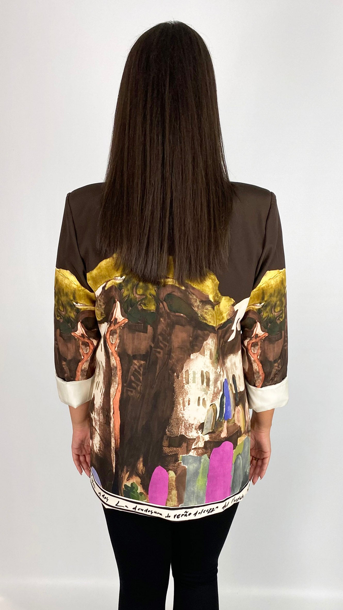 Landscape print blazer | 2 Colours