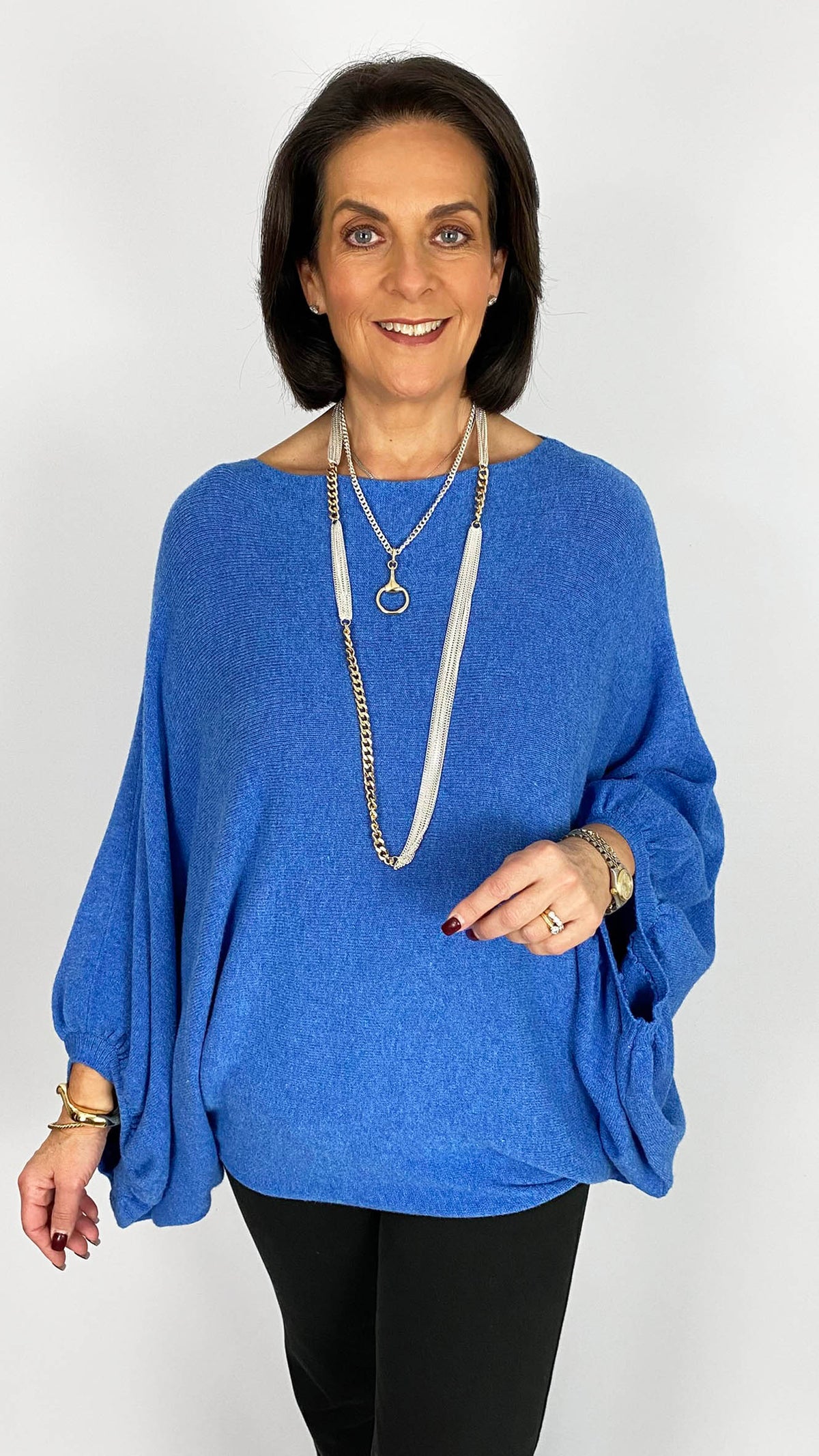 Balloon sleeve batwing jumper | 6 Colours