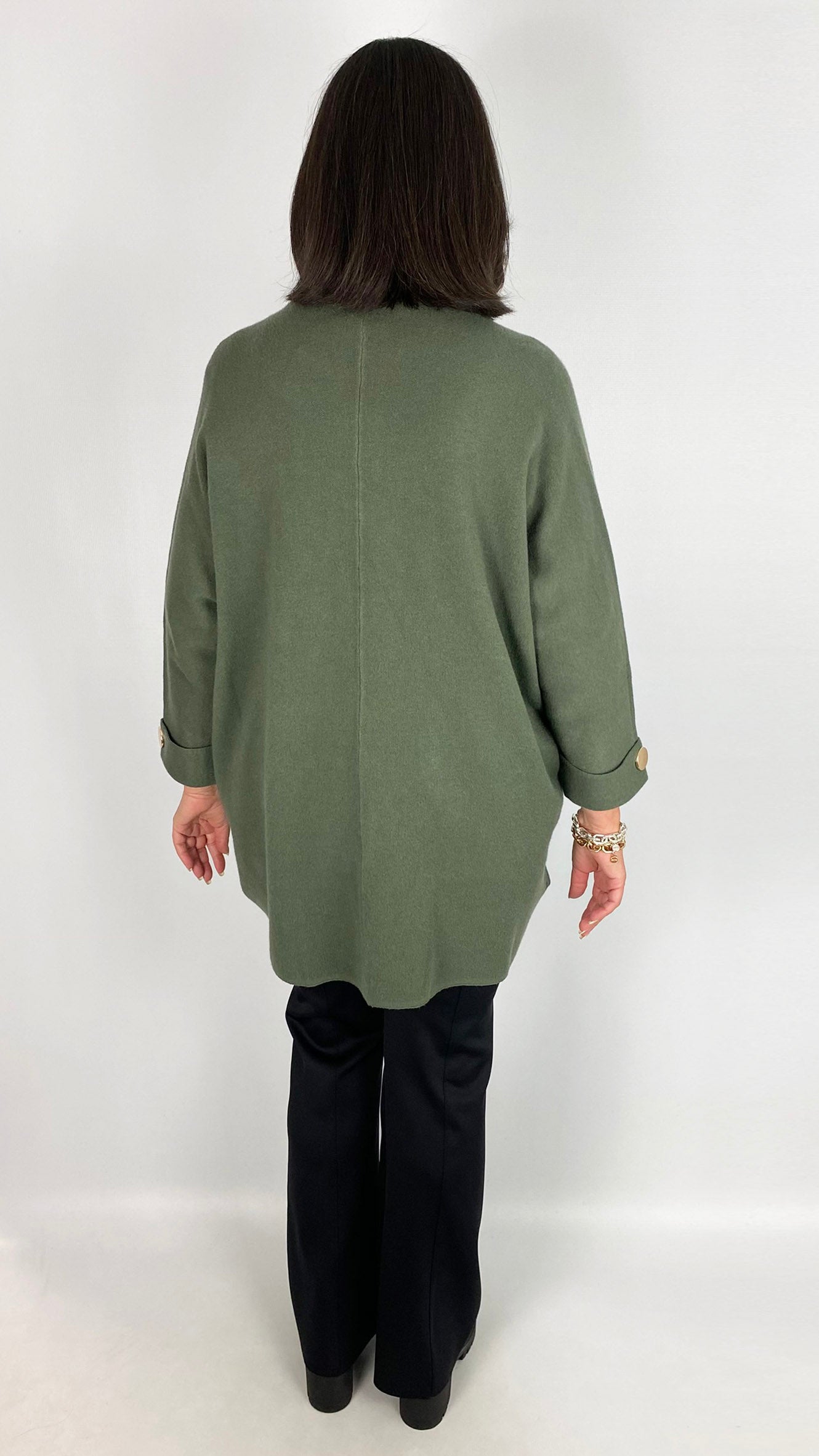 Feature pocket popper button cardigan | 5 Colours