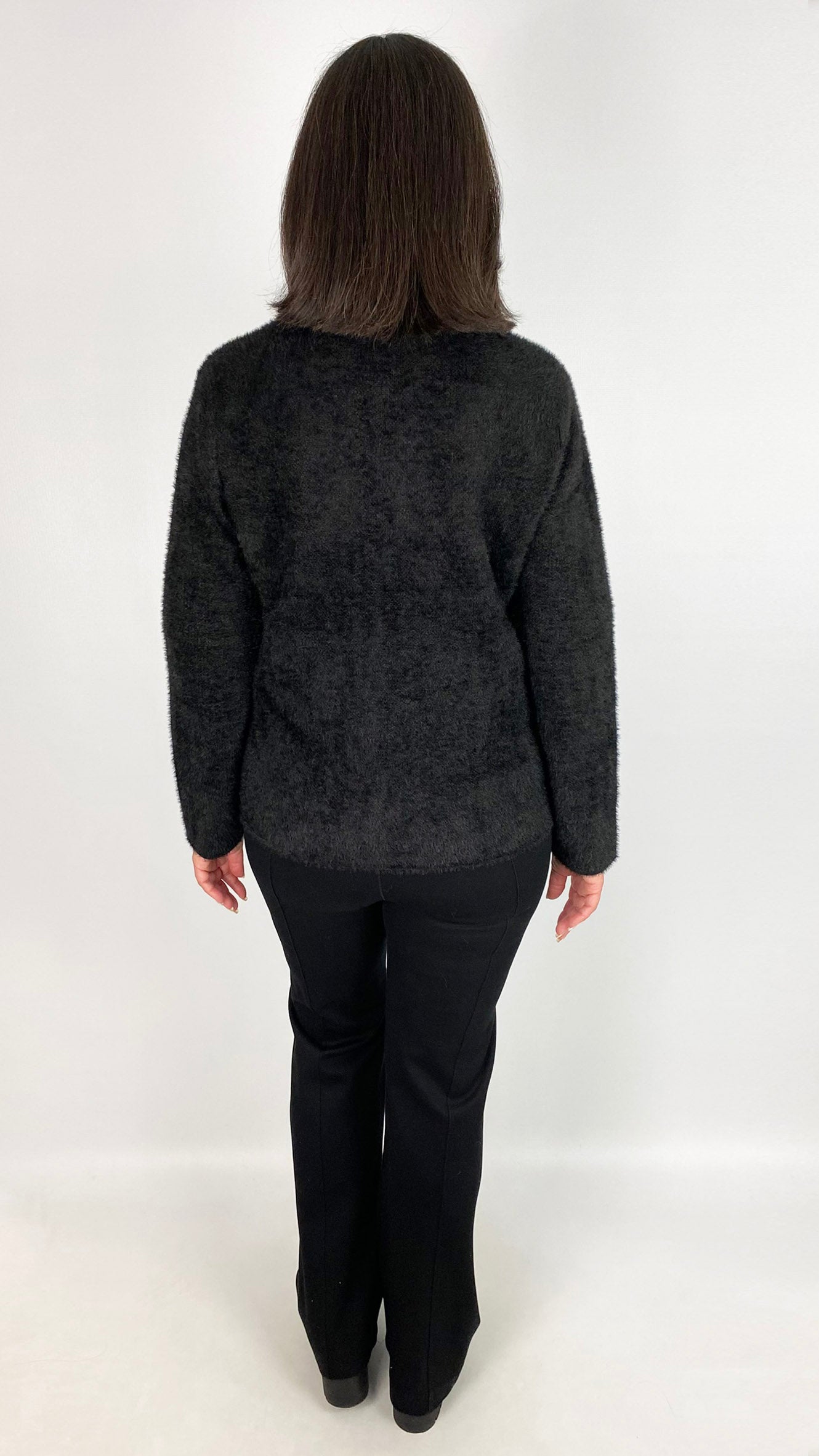 Embellished brushed knit jacket | 2 colours