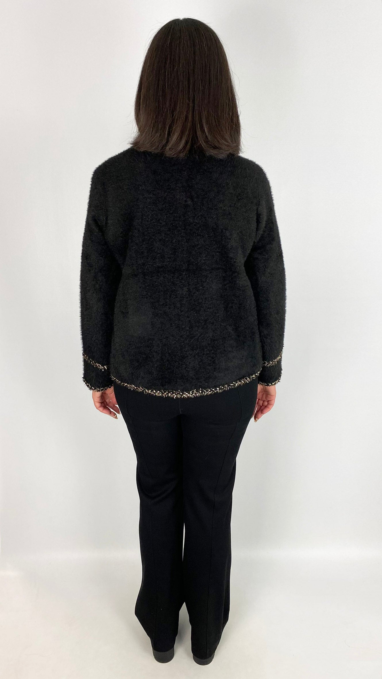 Designer-inspired brushed knit jacket | 2 colours