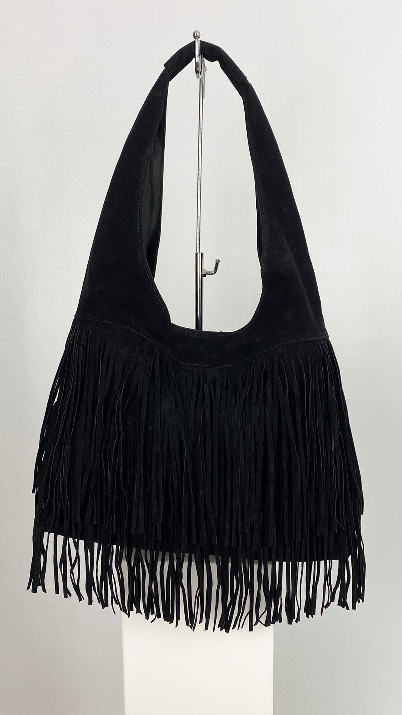Faux suede fringed bucket bag | 3 colours