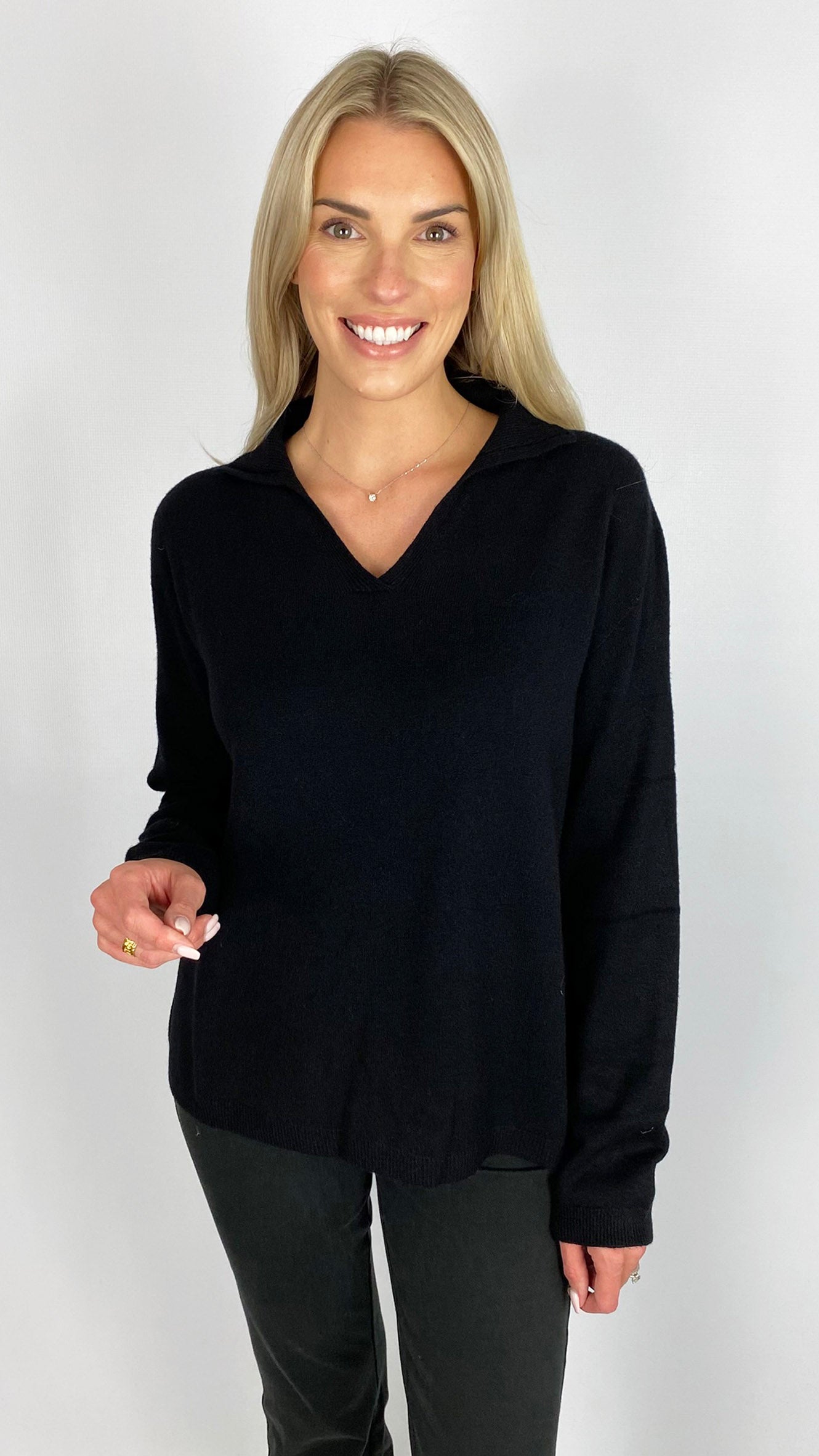 My collared v-neck jumper | 6 Colours | new! AW25 | back in!