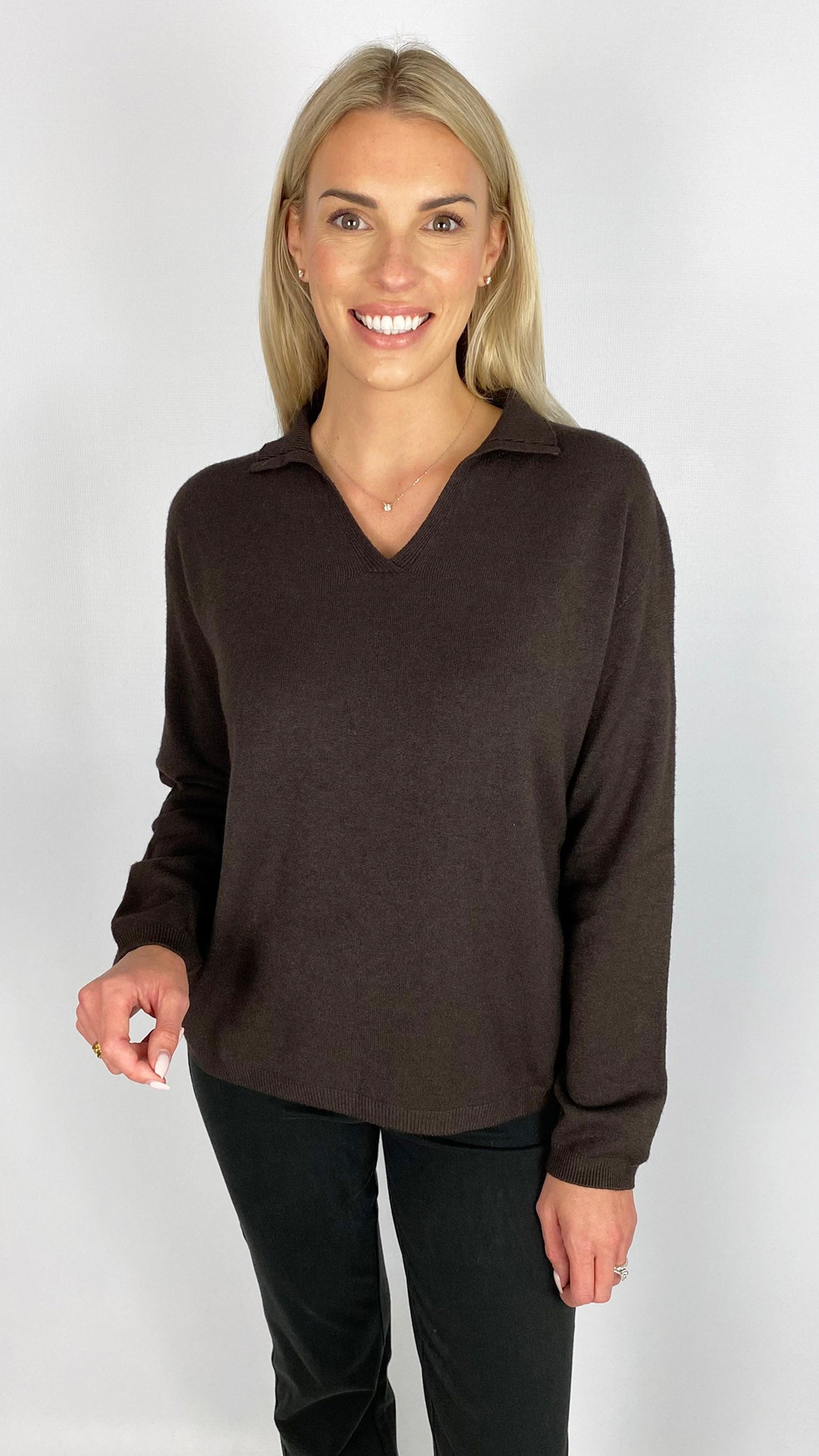 My collared v-neck jumper | 6 Colours | new! AW25 | back in!