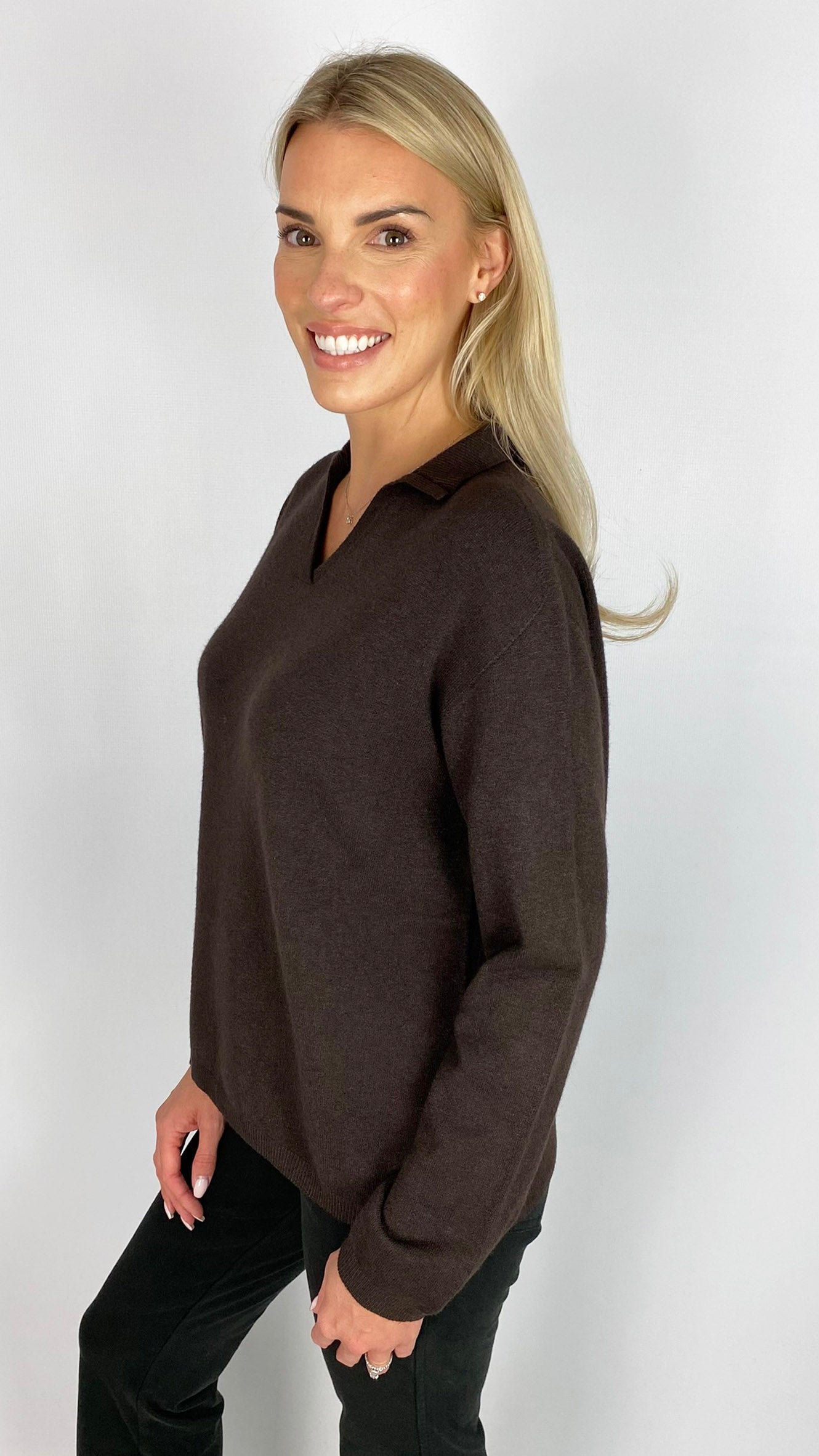 My collared v-neck jumper | 6 Colours | new! AW25 | back in!