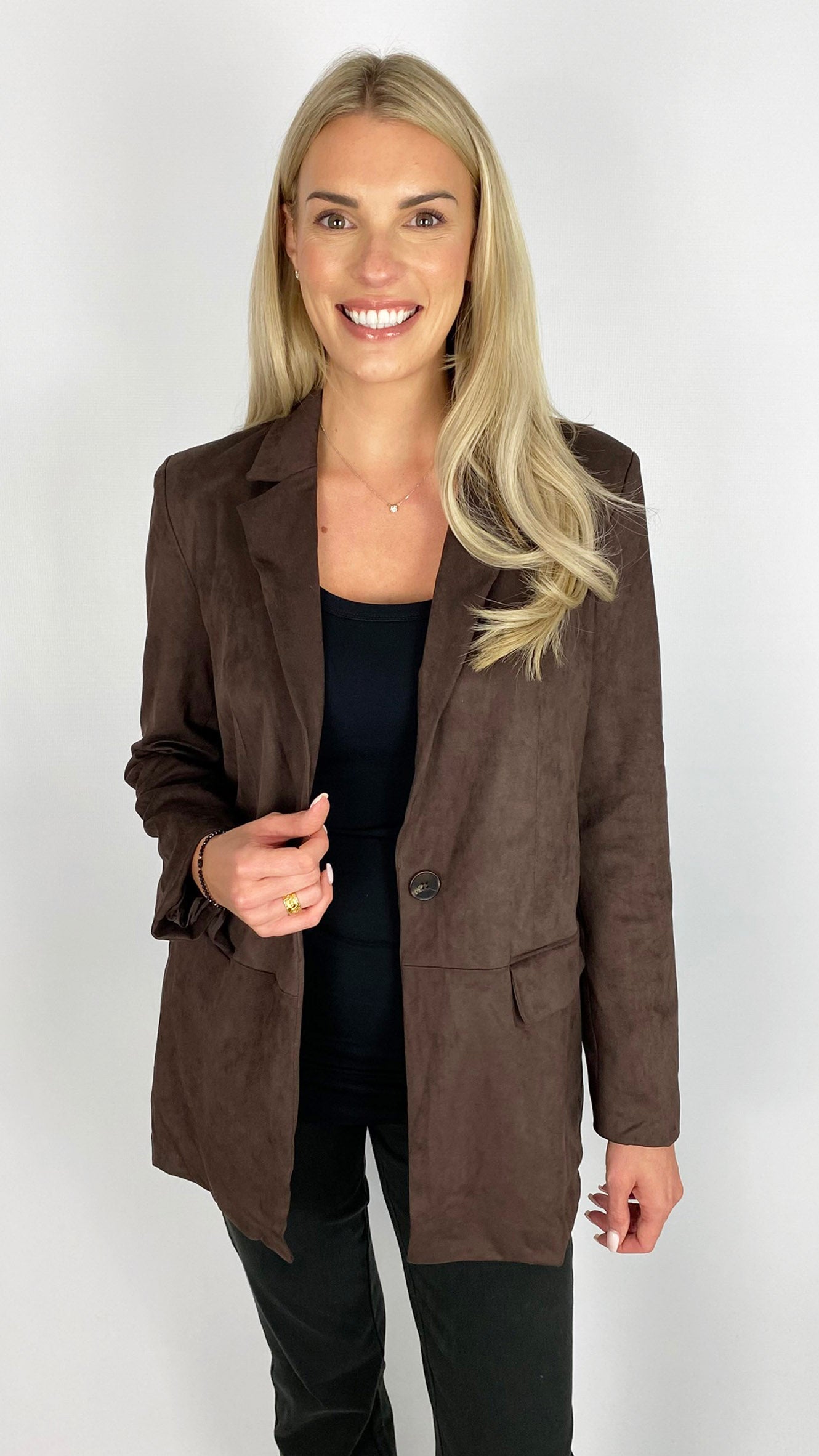 Suedette blazer | 2 Colours