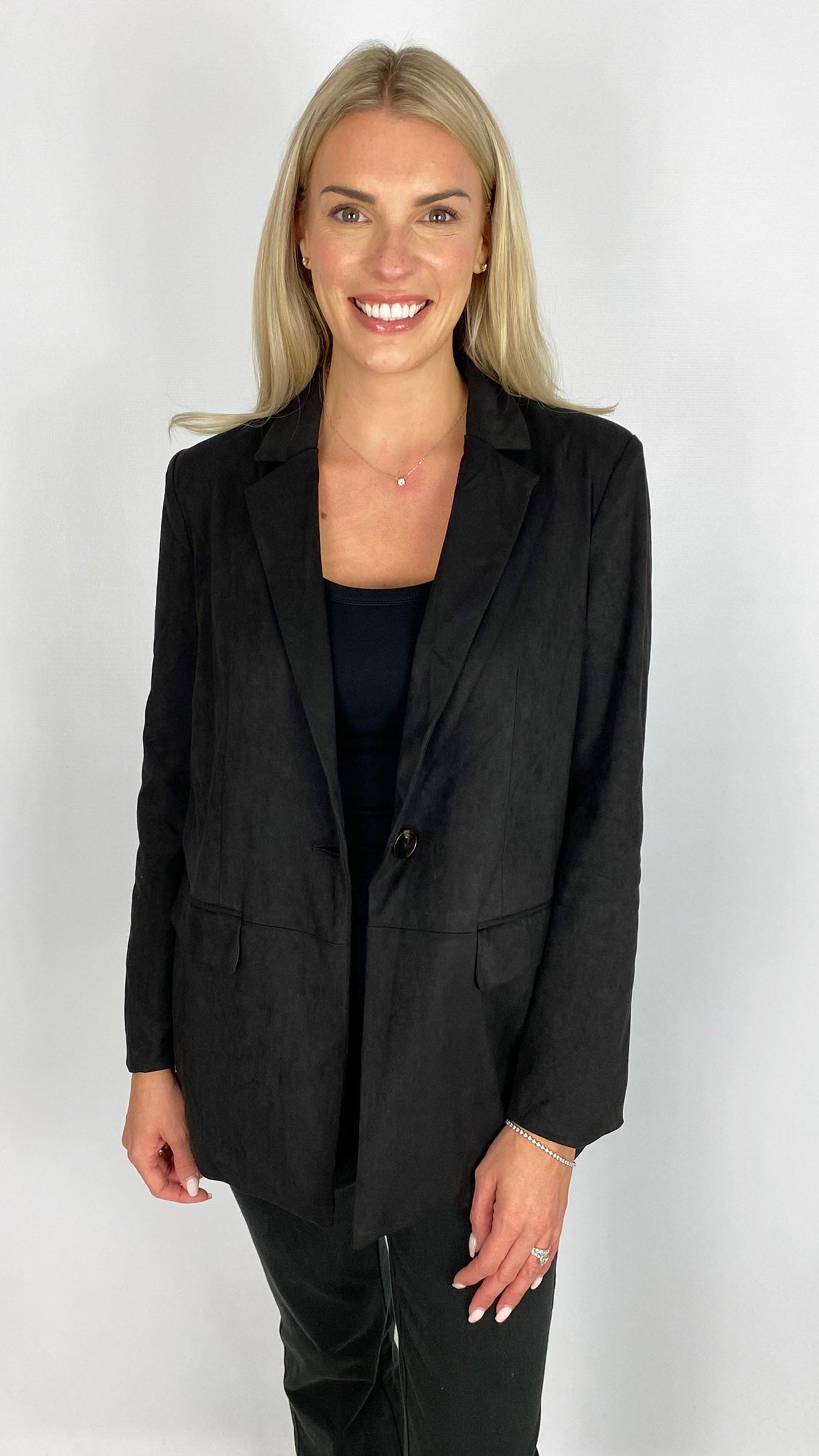 Suedette blazer | 2 Colours