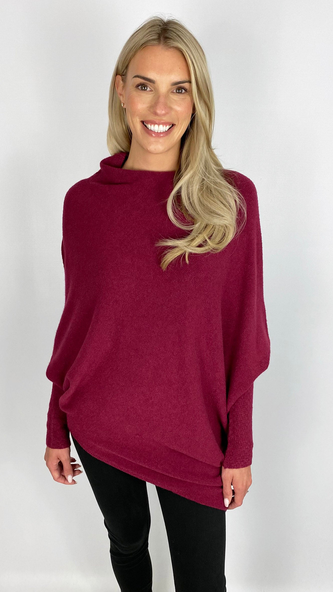 My soft asymmetric on/off the shoulder jumper | 5 new! AW25 Colours