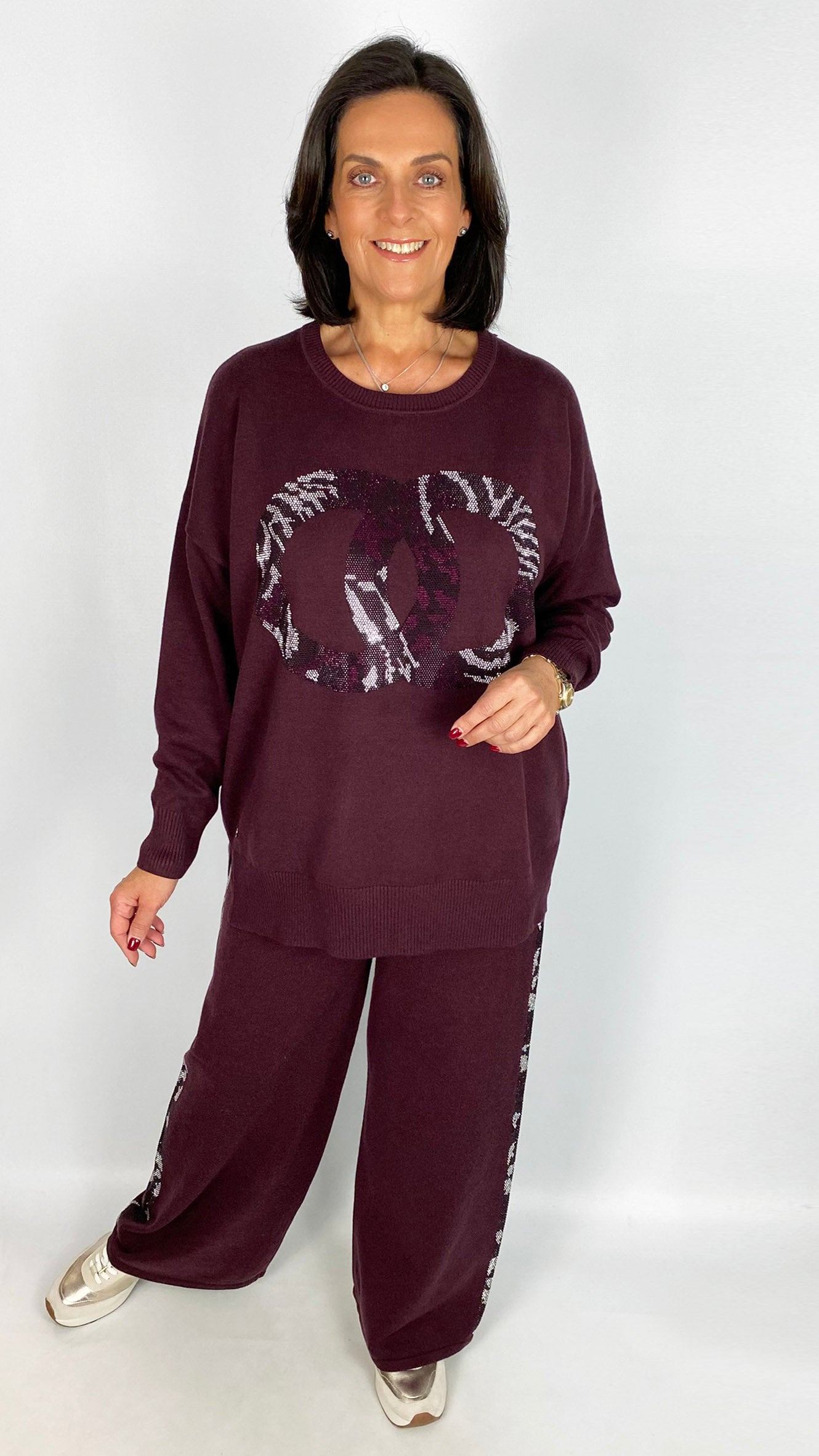 Animal stud circle knitted jumper | 3 Colours | by Malissa J | last 1s