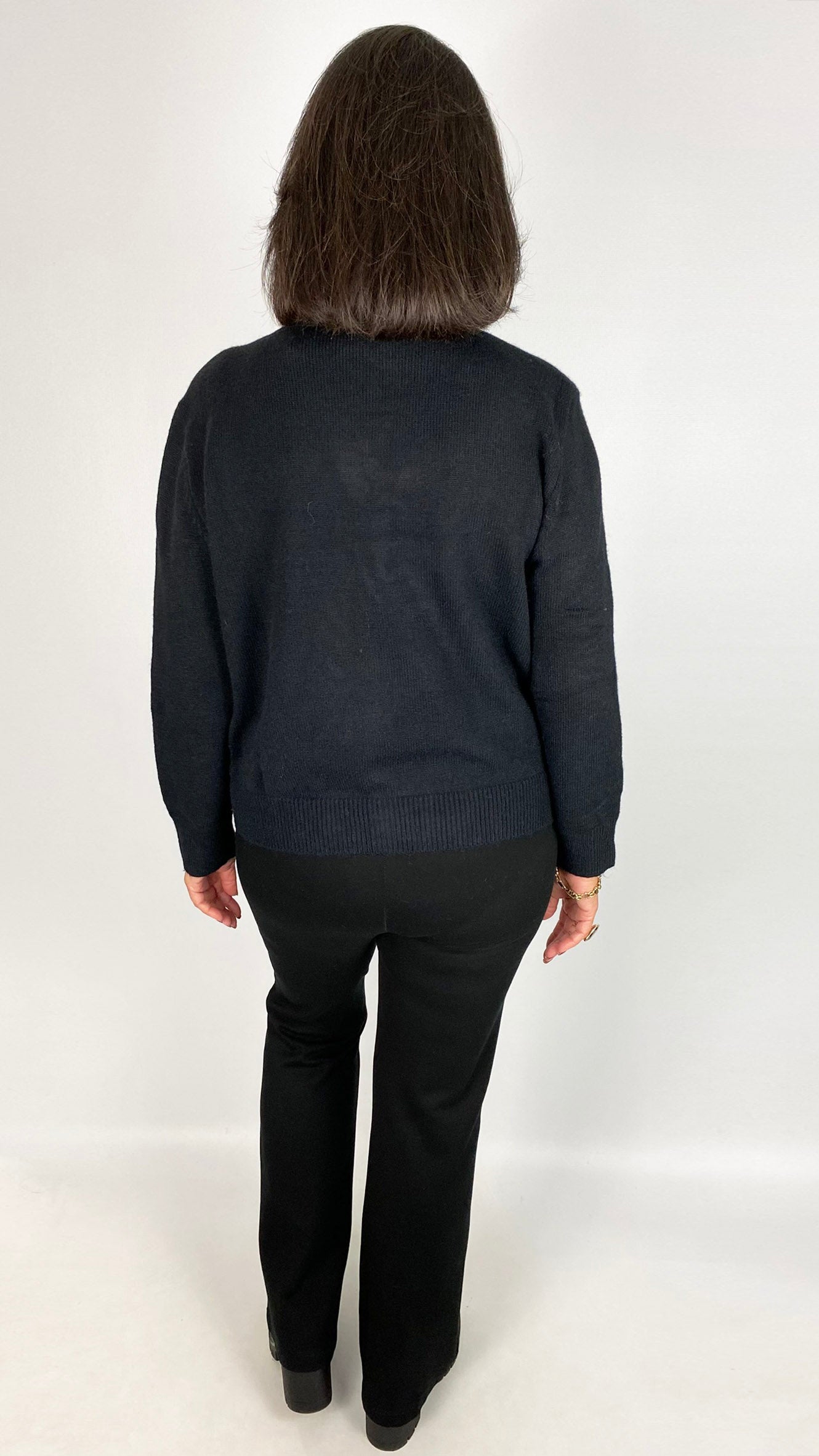 Pearl & beaded round neck cardigan | 2 Colours | by Malissa J