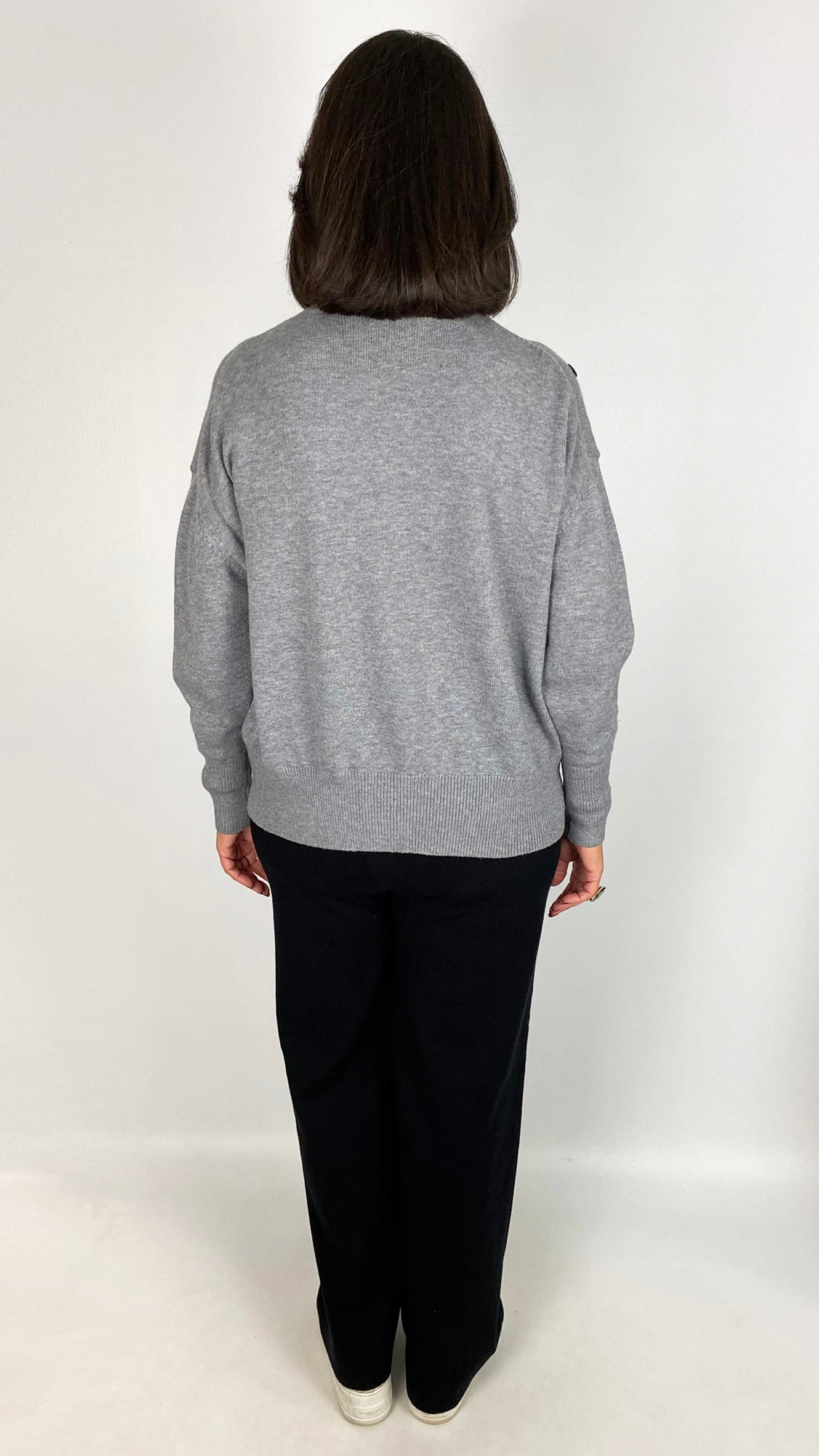 Sequin disc high-neck jumper | 2 Colours | by Malissa J