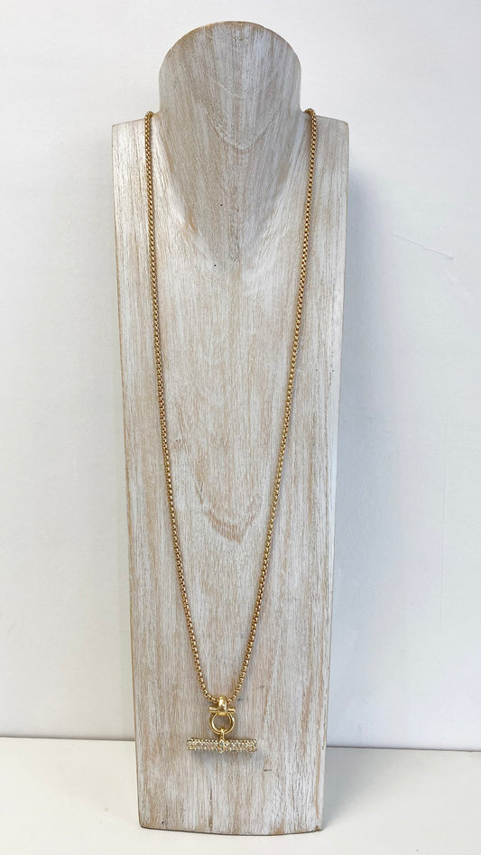 Emily long necklace | Gold