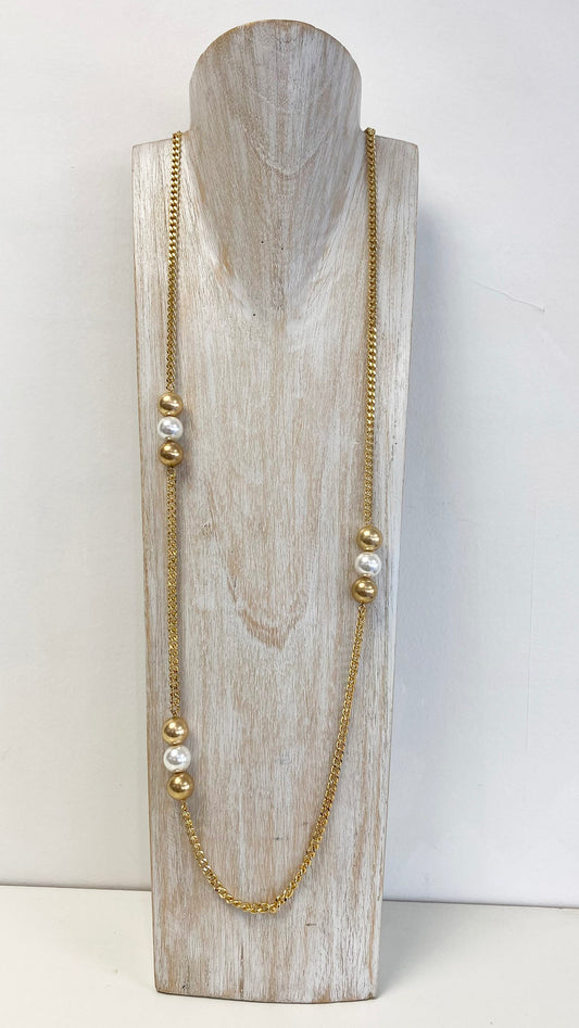 Anna long necklace | Gold/Silver
