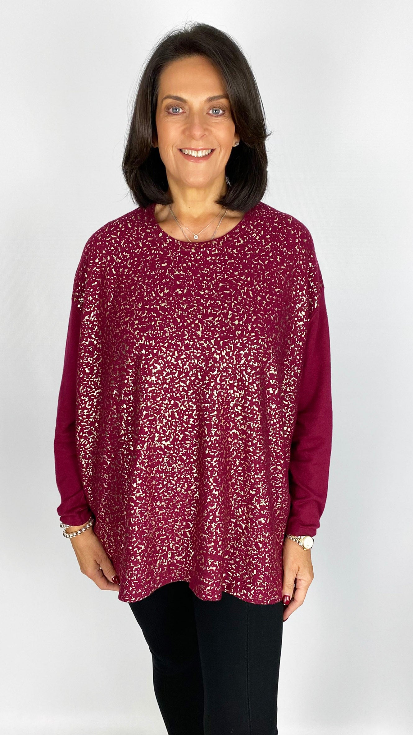 Scattered gold foil jumper | 4 Colours