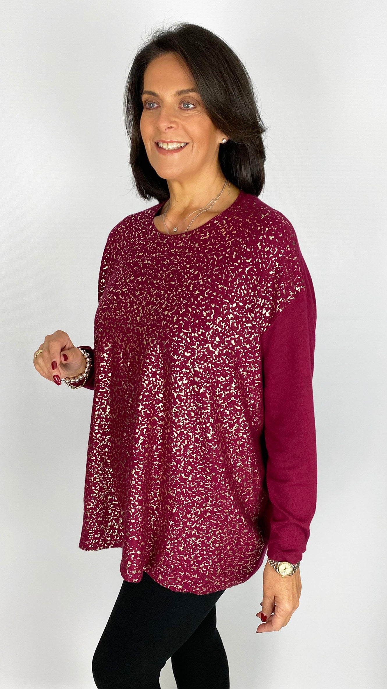 Scattered gold foil jumper | 4 Colours