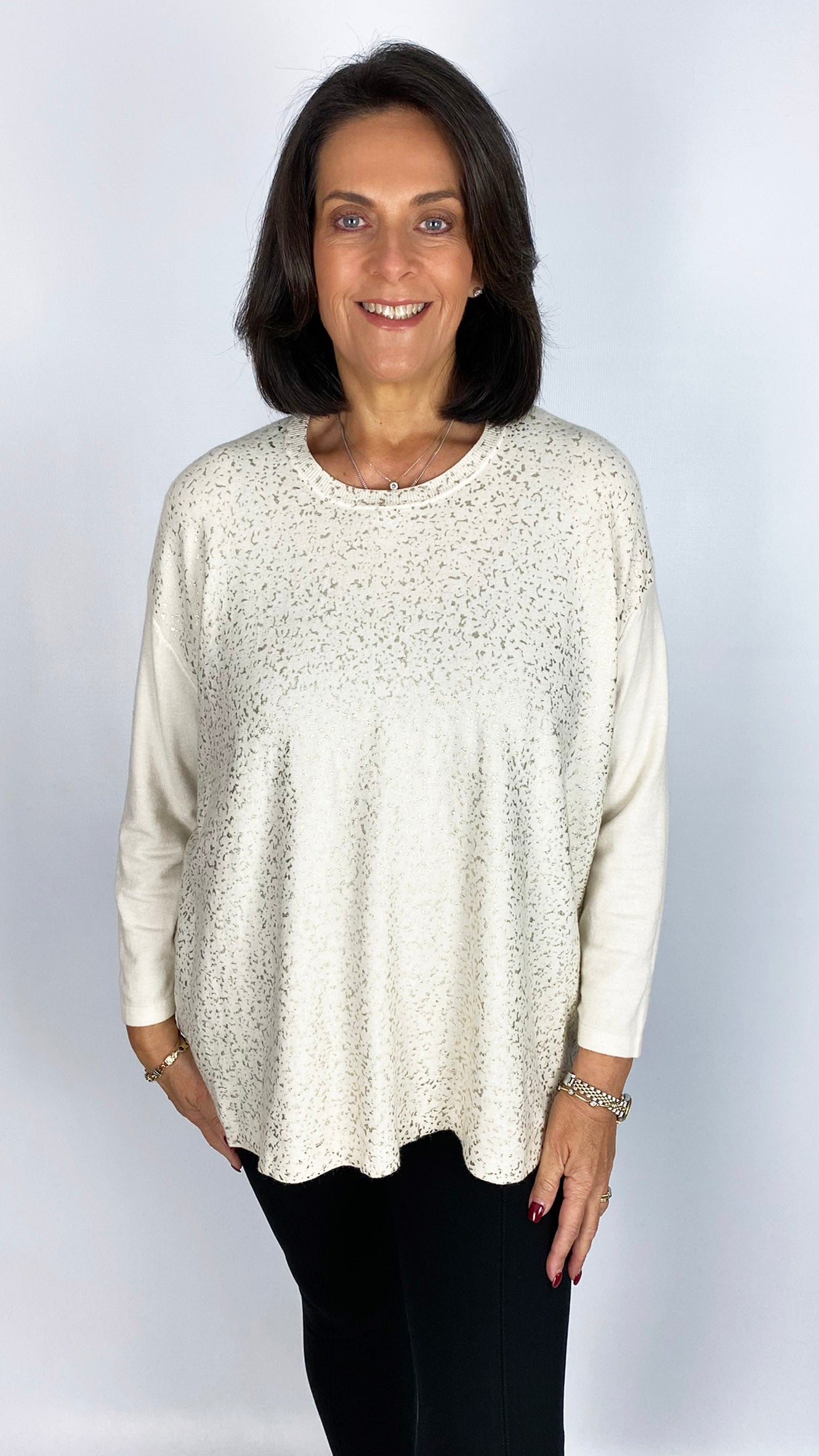 Scattered gold foil jumper | 4 Colours