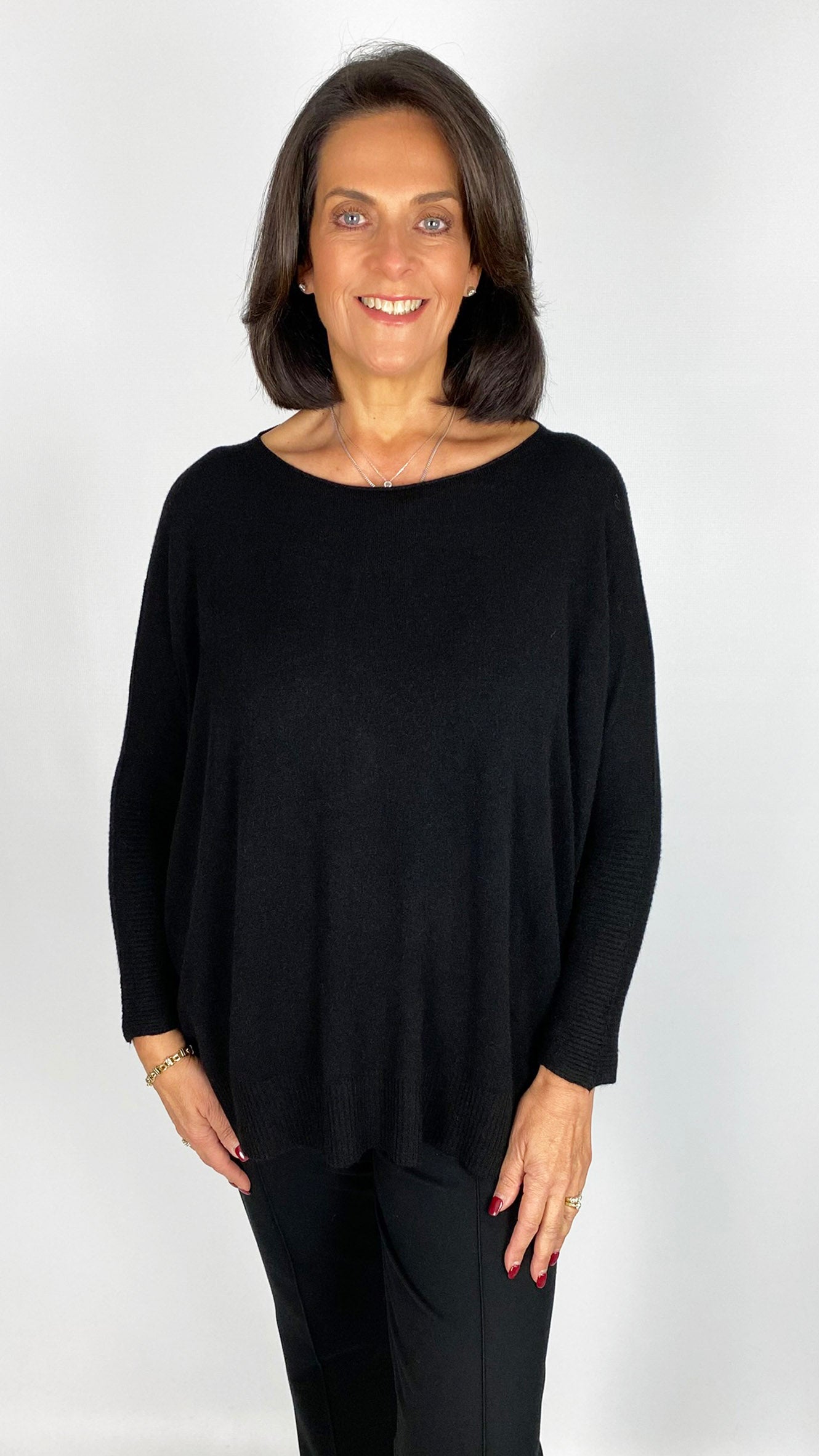 My ribbed sleeve feature-seam jumper | 4 Colours | new! AW25
