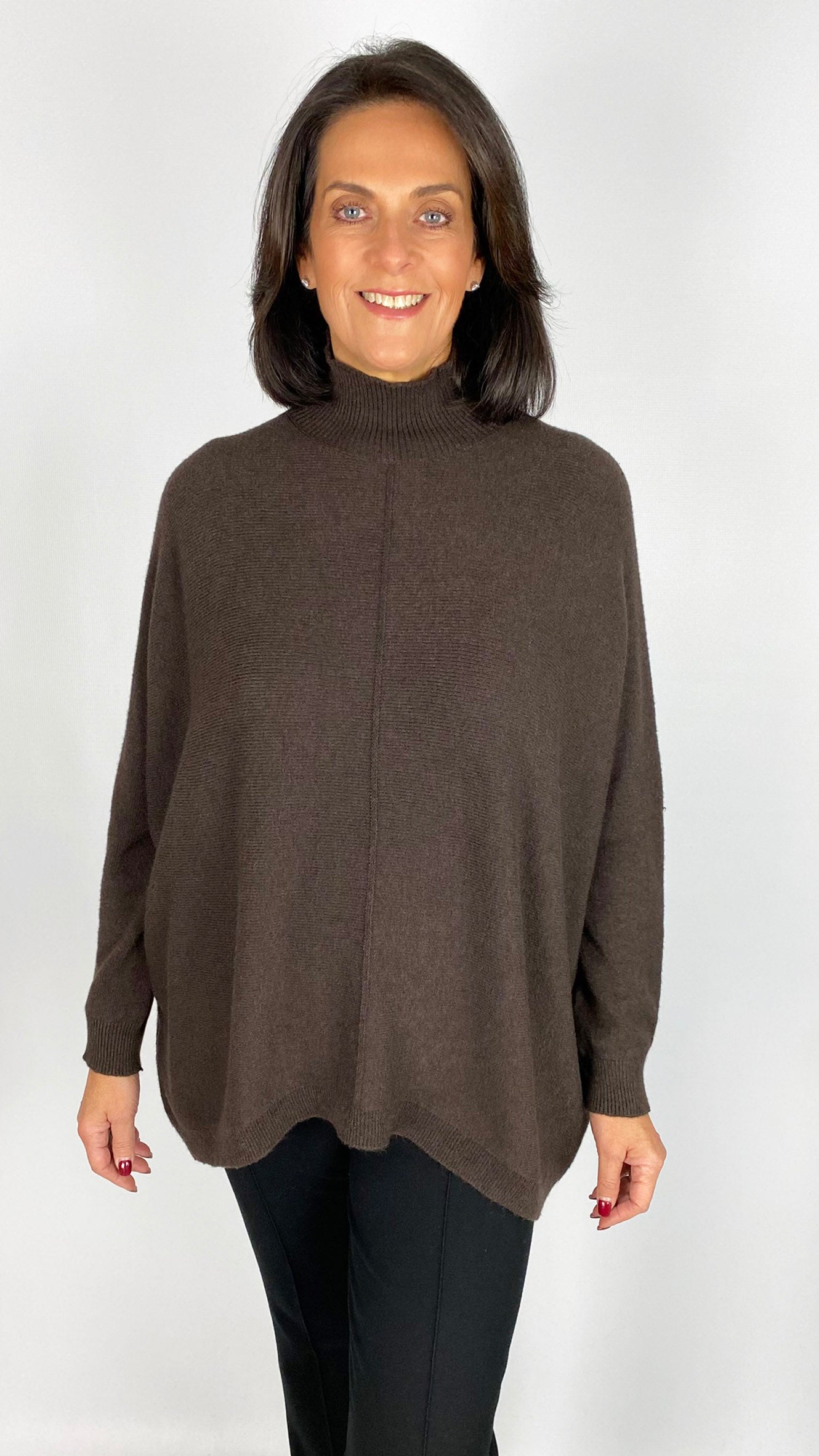 My ribbed centre-seam turtle neck jumper | 6 Colours | back for AW25