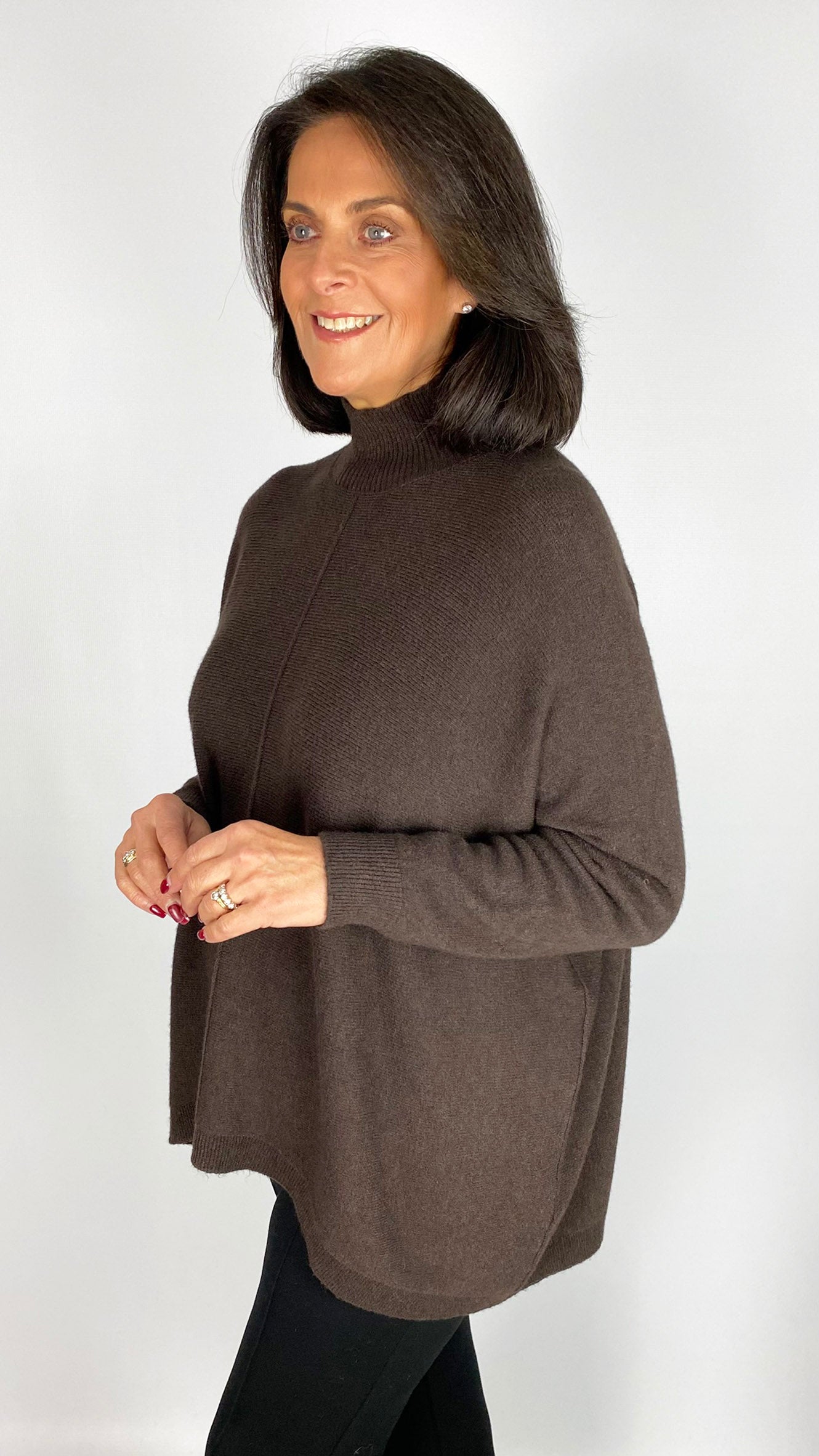 My ribbed centre-seam turtle neck jumper | 6 Colours | back for AW25