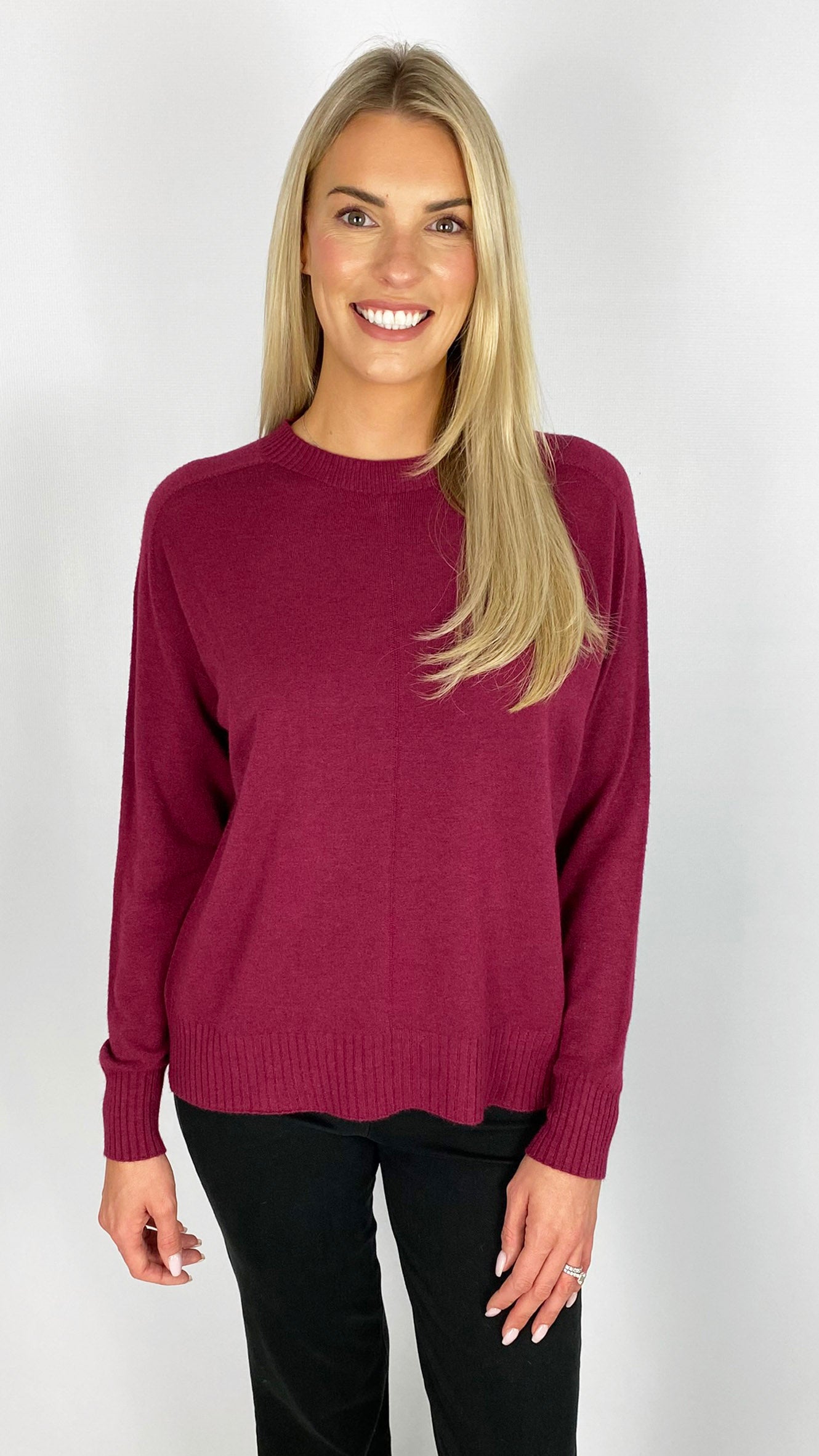My centre-seam crew jumper | 6 Colours
