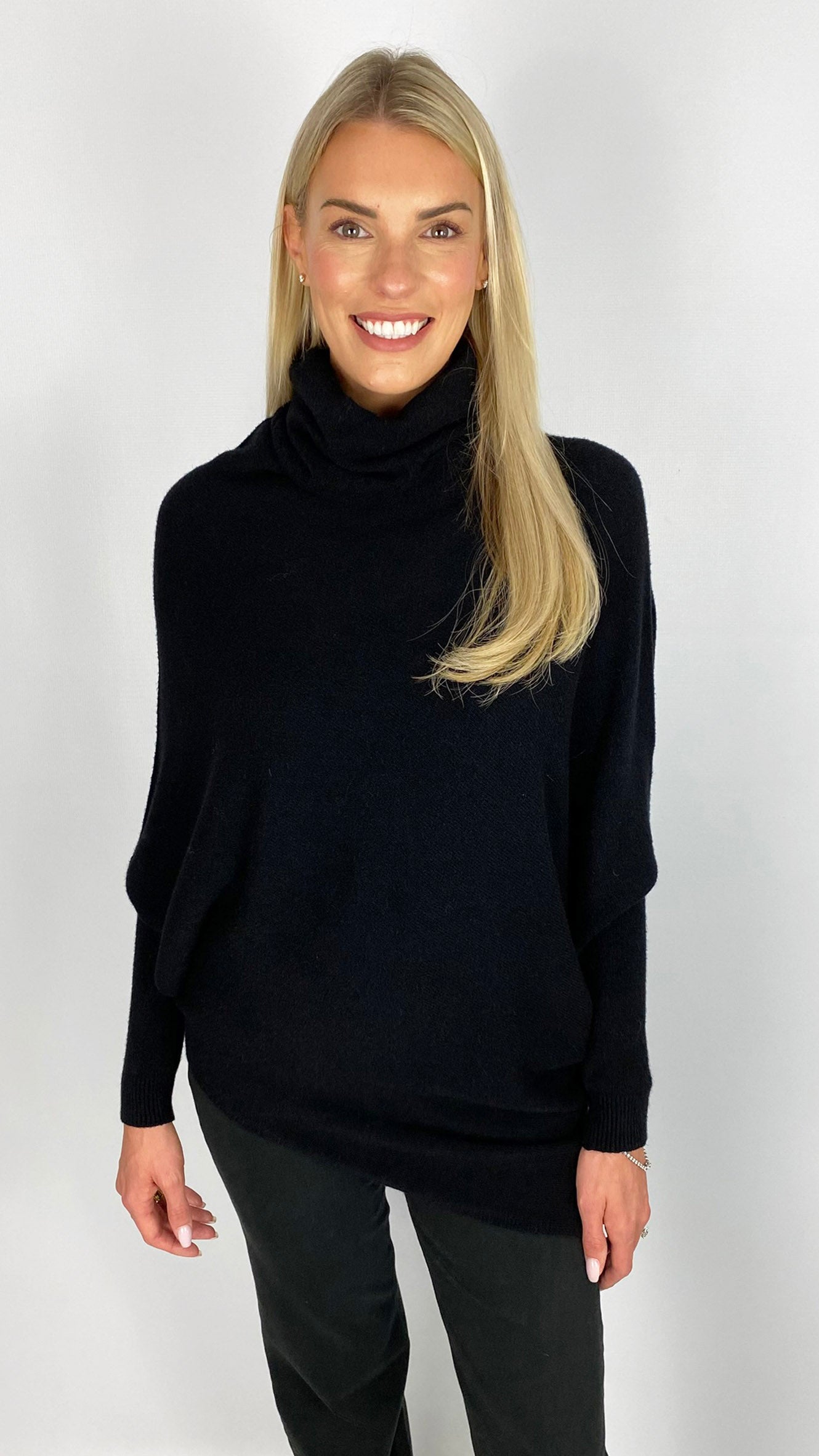 My cowl neck asymmetric jumper | 3 Colours