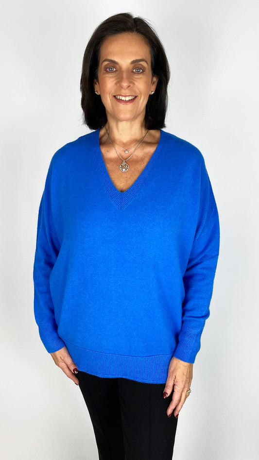 My ribbed edged v-neck jumper | 9 Colours | back in + new colours added!