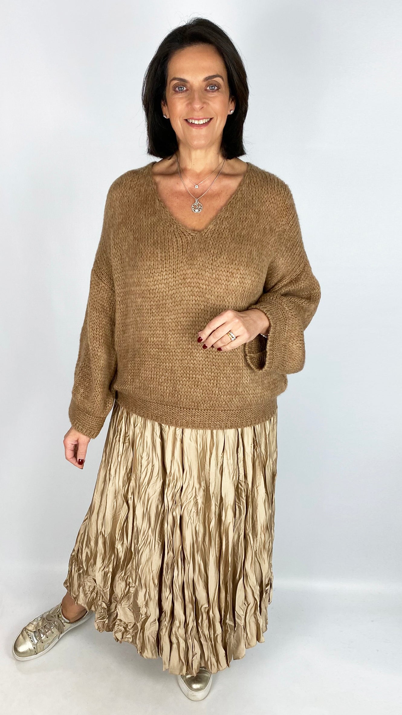 Satin crinkle skirt | 5 Colours