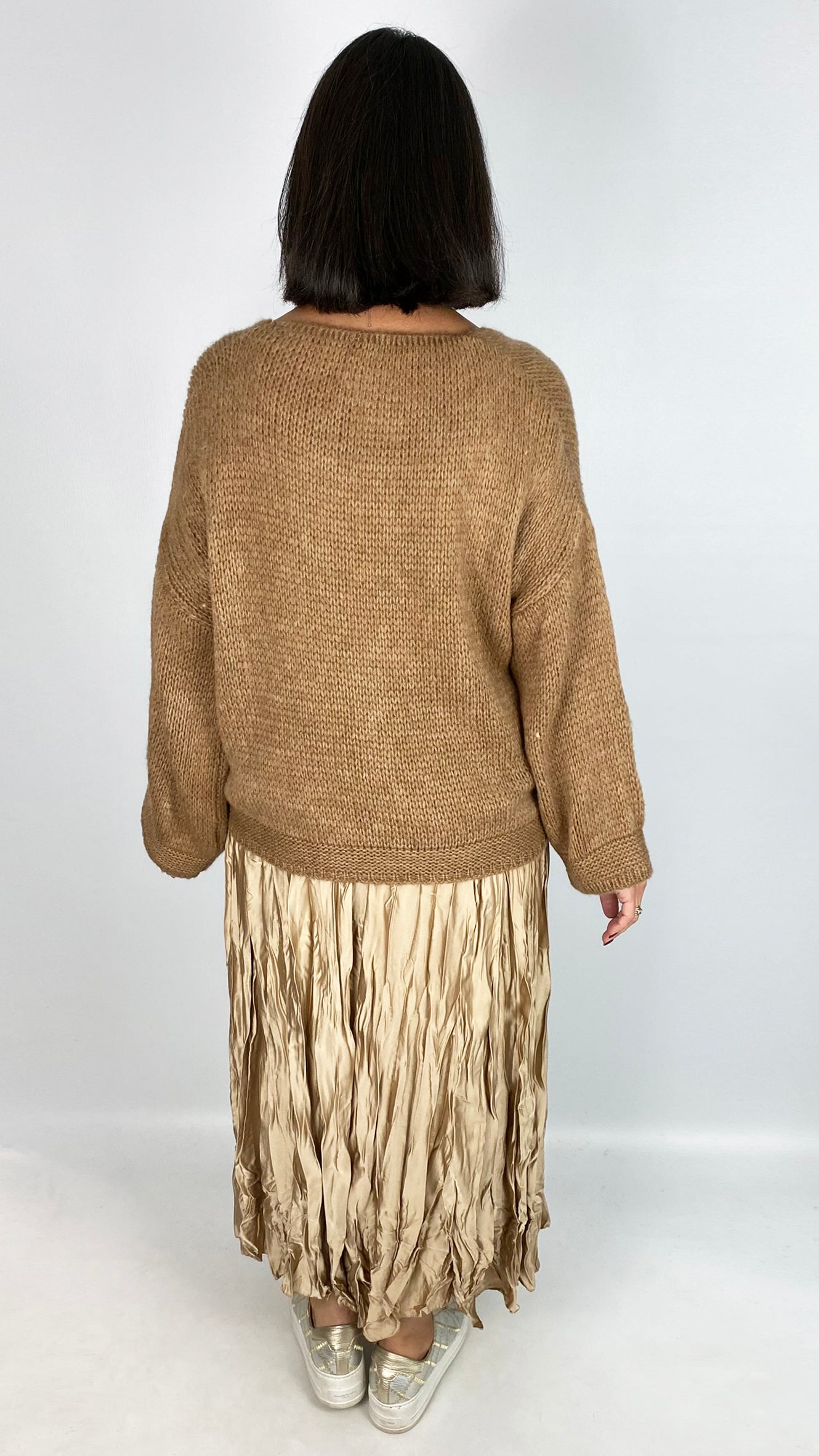 Cosy v-neck knitted jumper | 4 Colours